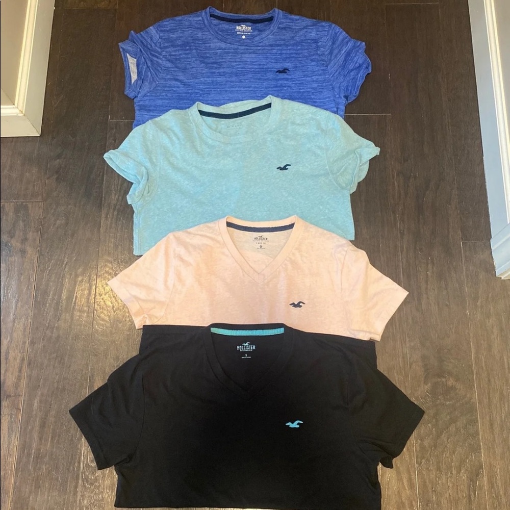 4 Hollister teen boys  Shirts